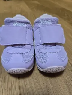 ASICS スクスク　15センチ　スニーカー ラベンダー
