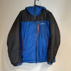 モンベルフード付きジャケット 青黒