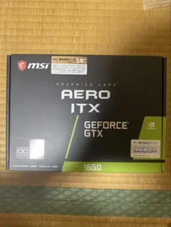 MSI GeForce GTX 1650 AERO ITX 本体 動作確認済み。のサムネイル