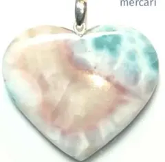 【激レアコレクション】ピンクラリマー　ペンダント　特大ハートカット