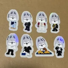 バンチャン　デコステッカー　8種　展示会　EXHIBITION スキズ