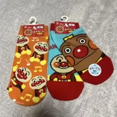 アンパンマン ＆アンパンマン号☆ソックス ☆23-25cm ☆2足セット