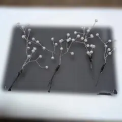 パール付きヘアピンセット 0125