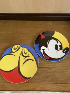 ミッキーマウス・プレート 2枚セット