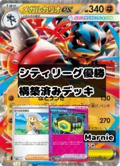 シティリーグ優勝　メガルカリオex構築済みデッキ