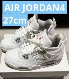 ⭐︎SALE⭐︎美品NIKE AIR jordan4 techWhite