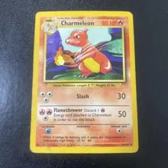 ポケモンカード　旧裏　海外版　英語　リザード リザード 海外版 英語版 Charmeleon 海外限定イラスト【Card Chicken】