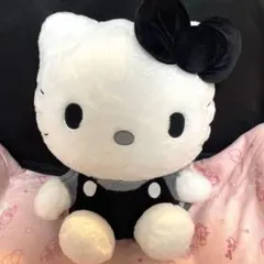 ハローキティ　モノクロドールGJ BIGぬいぐるみ