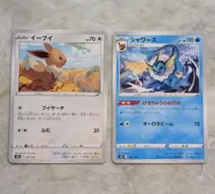 ポケモンカード　シャワーズ　イーブイ