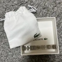 LACOSTE ブレスレット シルバー