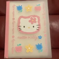 レア 平成レトロ ハイビスカス ハローキティ オレンジ ファイル