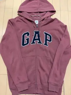 GAP バーガンディ ジップアップパーカー ワイン レッド - メルカリ