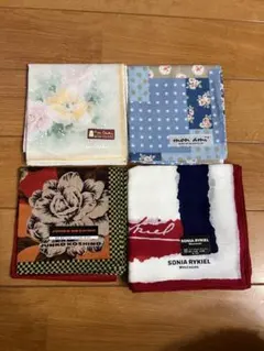 レディース　ハンカチ　まとめ売り　4枚セットのサムネイル