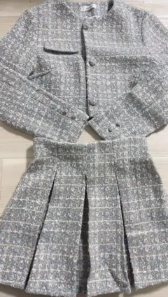 ダーリッチ Darich ファンシーツイード セットアップ サックス