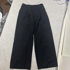 EMMA CLOTHES ストレート 1タック センタープレス ワイドパンツ