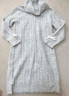 Feroux フェルゥ　ケーブル編みのニットワンピース　サイズ2