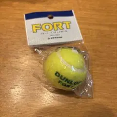 DUNLOP FORT テニスボール キーホルダー