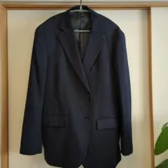 【大人ビジカジ】 Ternターン・ジャケット・英国風ブレザー・紺・Ｌ