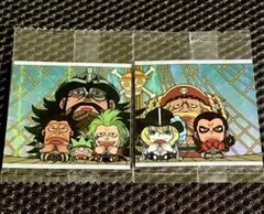 ワンピース大海賊シールウエハースLOG.5 麦わら大船団①② ２枚セット