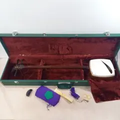 三味線 全長約99cm 和楽器 ハードケース付き 現状渡し - メルカリ