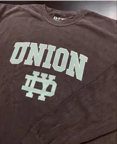 新品 diy union College Logo Long Sleeve Te