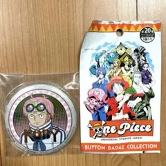 ユニバusj ONE PIECE缶バッジ　コビー 2025