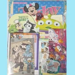 ディズニー紙ものセット　60点以上!!　バラメモ　デザペ　シール