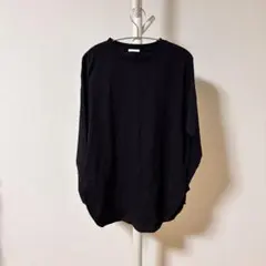 即決歓迎　GU Lサイズ　ブラック 長袖　 Tシャツ　送料込み
