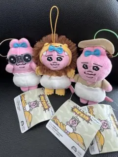 おぱんちゅうさぎ おぱサファリ マスコット 3点コンプリートセットのサムネイル
