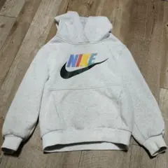 Nike フード付きパーカー グレー１２０㌢