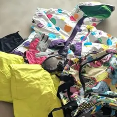 レディース スキーウェアセット☆クリーニング済☆ 上S 下L