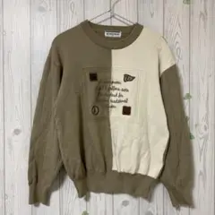munsingwear grand slam 長袖　ロゴ　ニット　セーター　M