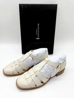 新品 マッキントッシュ グルカ パンプス ホワイト 23cmのサムネイル
