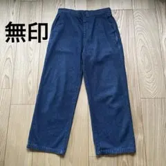 無印デニムイージーパンツ