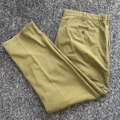 パパス　ロング　パンツ　チノパン　スラックス　ズボン　カーキ系　サイズ2XL