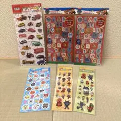 アンパンマン　パウパトロール　トミカ　シール　６点　まとめ売り