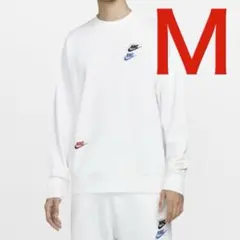 新品 ナイキ エッセンシャル スウェット トレーナー ホワイト Ｍ 送料無料