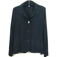 新品未使用 シャドウ ストライプ柄デザイン ブラウス ジャケット 日本製