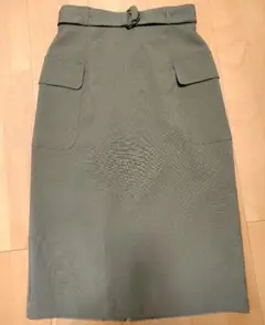 ベルト付き カーゴタイトスカート カーキのサムネイル