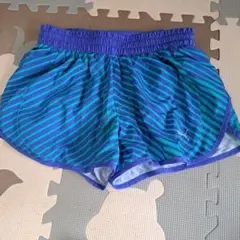 Puma ストライプ ショートパンツランニングウェアウォーキング二重ボーダー