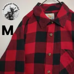 US古着 フランネルシャツ FIELD&STREAM M レッド