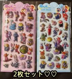 1/25まで限定値下げ！ズートピア3Dぷっくりシール♡♡