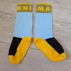 MARNI　カラーブロックソックス ロゴ入り