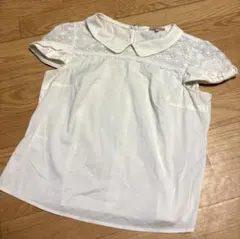 tocca 半袖パフスリーブ刺繍ブラウス　0のサムネイル