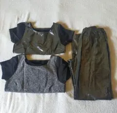 ダンス用トップス2点セット＋ボトムス１点