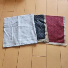 Christian Dior、 PAOLO GUCCIハンカチ3枚