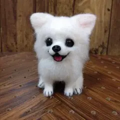 羊毛フェルト チワワ犬 ハンドメイド 置物のサムネイル
