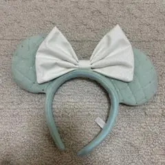 ミニーちゃん耳カチューシャ ミントグリーン