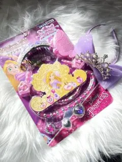 新品未使用未開封ラプンツェル　アクセサリーセット　プリンセスリボンカチューシャ