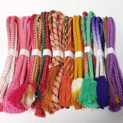 牡*)様 (0840)帯締め 10点 まとめ売り 帯紐 着物 和装 小物